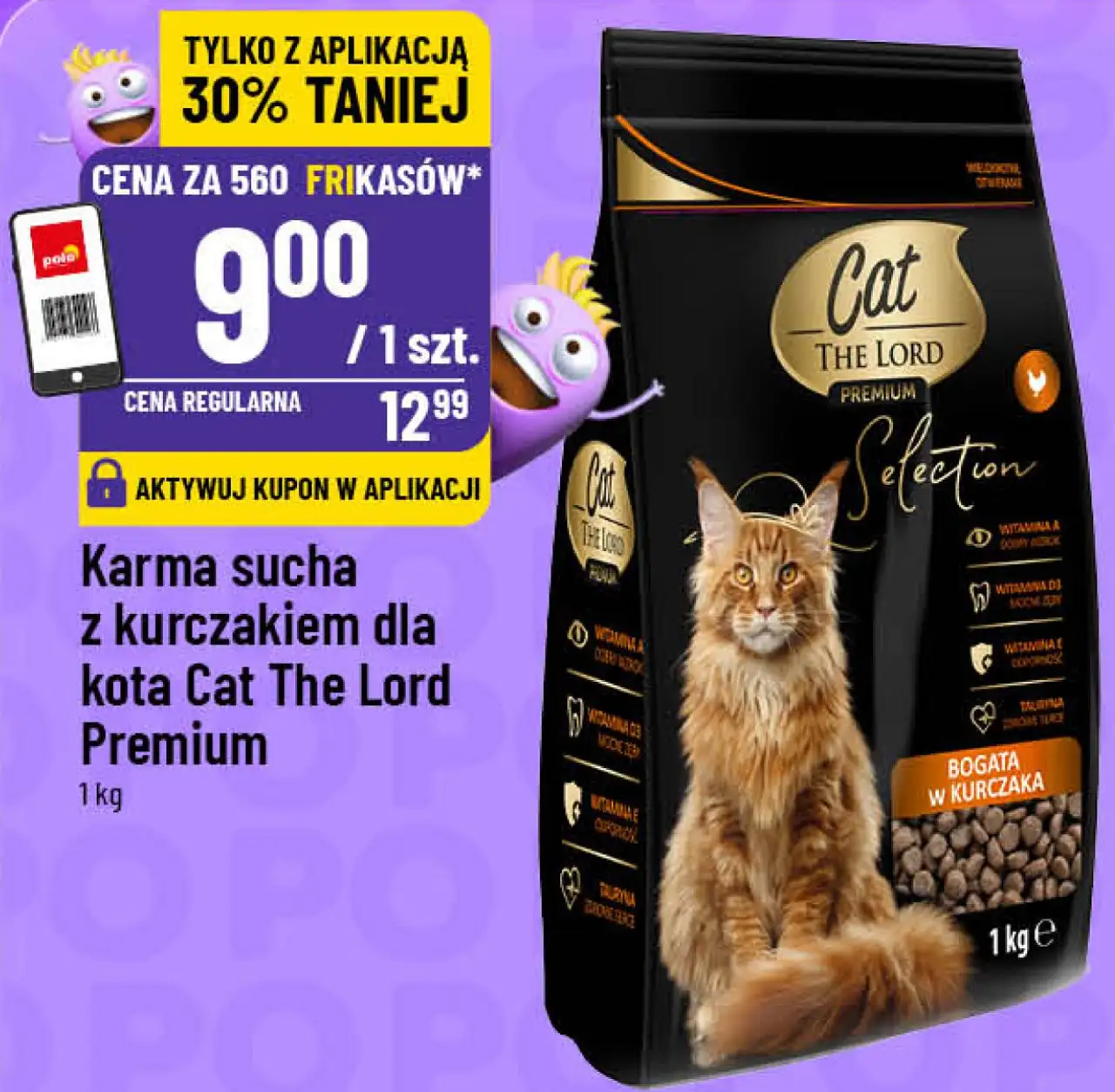 Karma sucha z kurczakiem dla kota Cat The Lord Premium