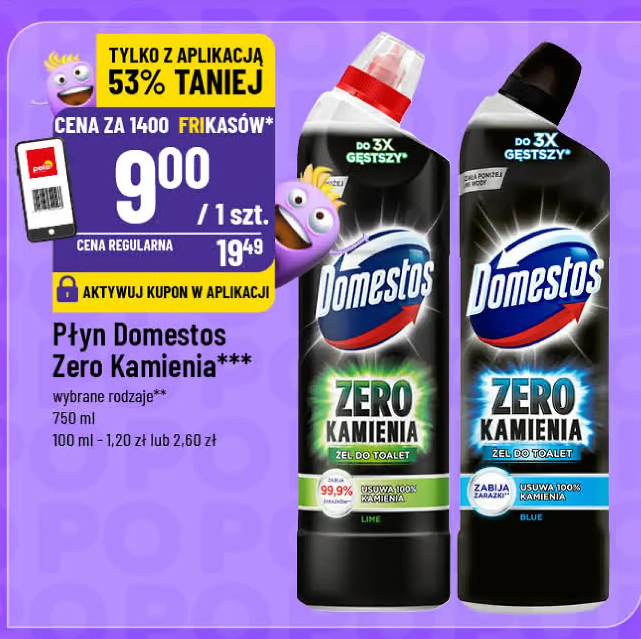 Płyn Domestos Zero Kamienia***