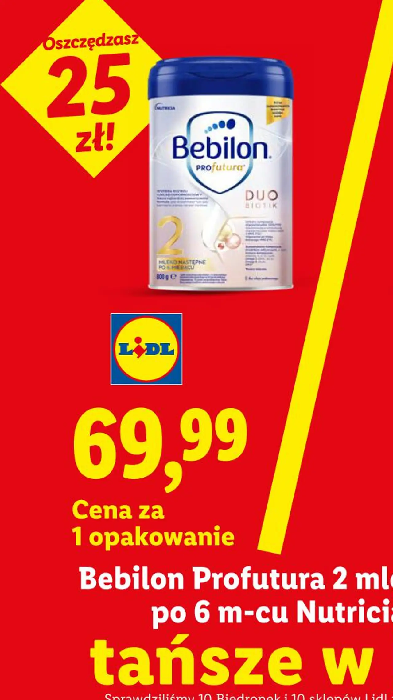 Bebilon Profutura 2 mleko następne po 6 m-cu Nutricia, 800 g