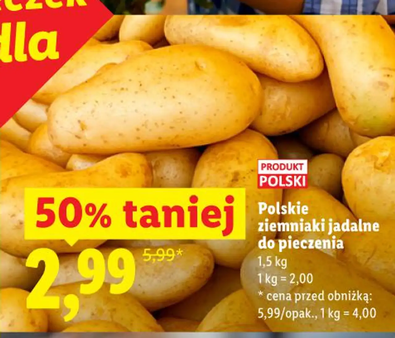 Polskie ziemniaki jadalne do pieczenia