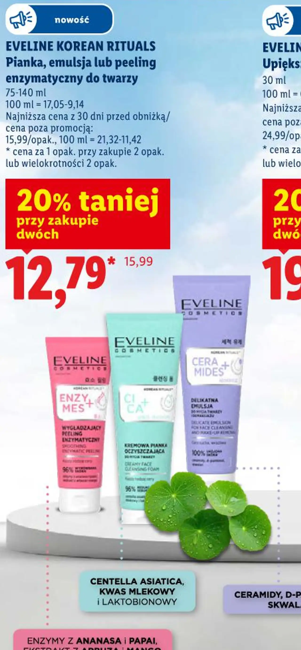 EVELINE KOREAN RITUALS Pianka, emulsja lub peeling enzymatyczny do twarzy