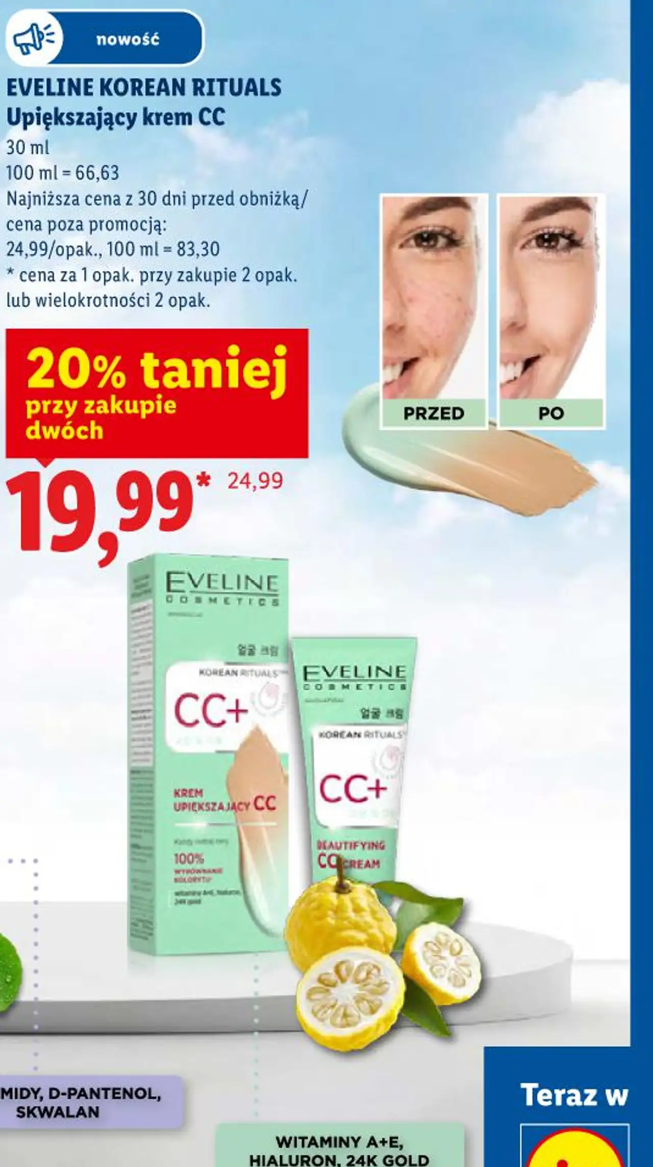 EVELINE KOREAN RITUALS Upiększający krem CC