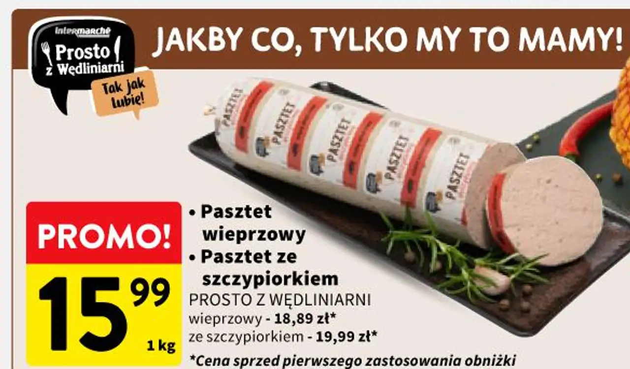 Pasztet wieprzowy / ze szczypiorkiem PROSTO Z WĘDLINIARNI
