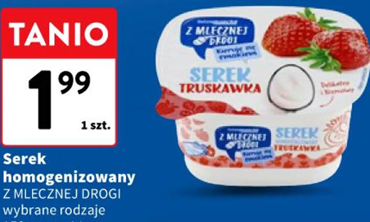 Z Mlecznej Drogi Serek homogenizowany wybrane rodzaje 150 g