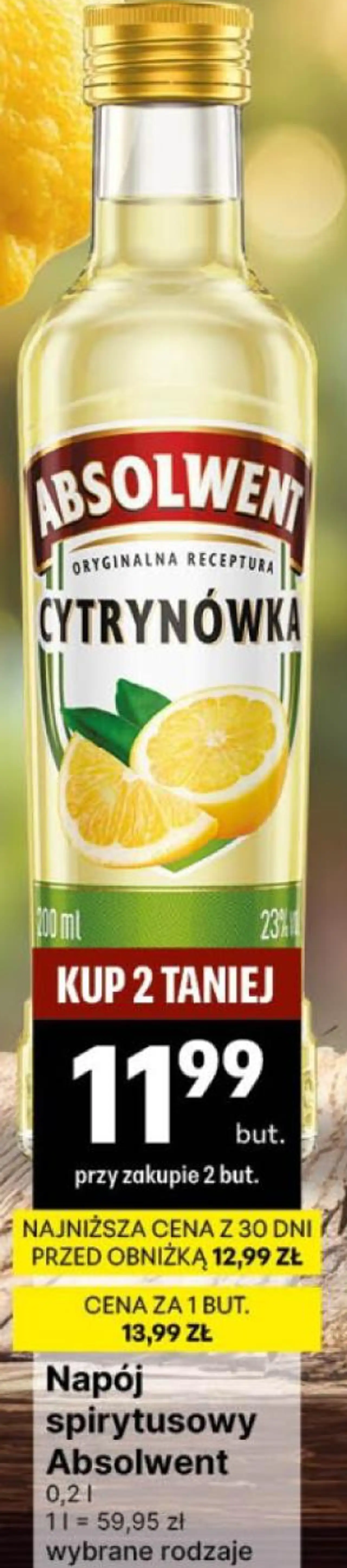 Napój spirytusowy Absolwent