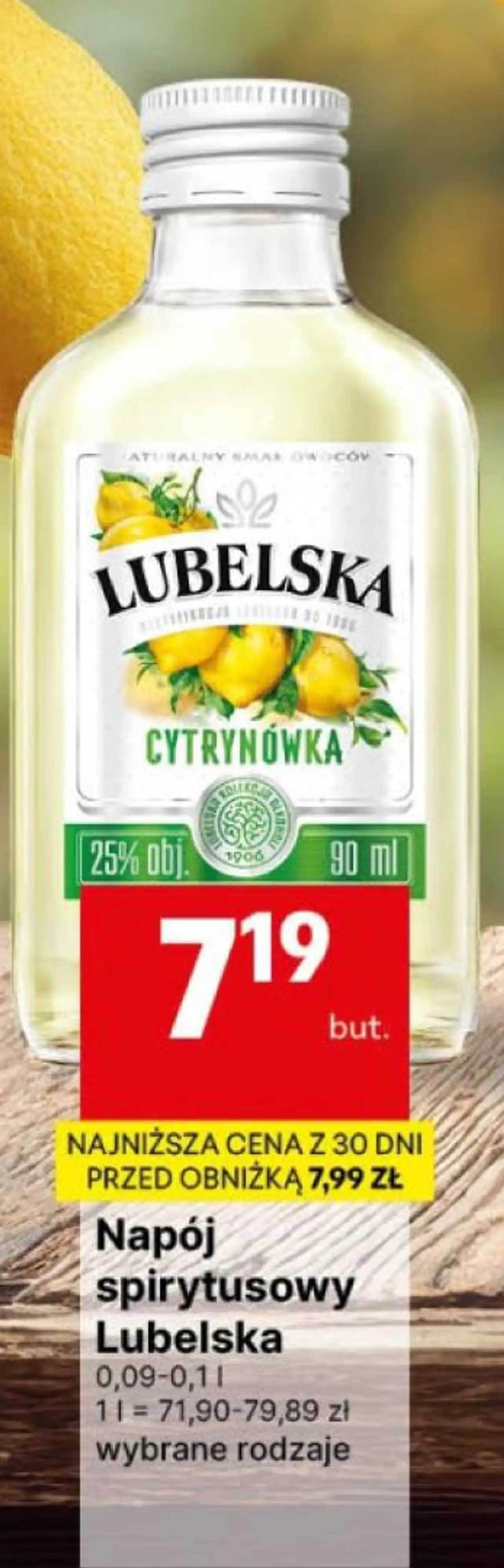 Napój spirytusowy Lubelska