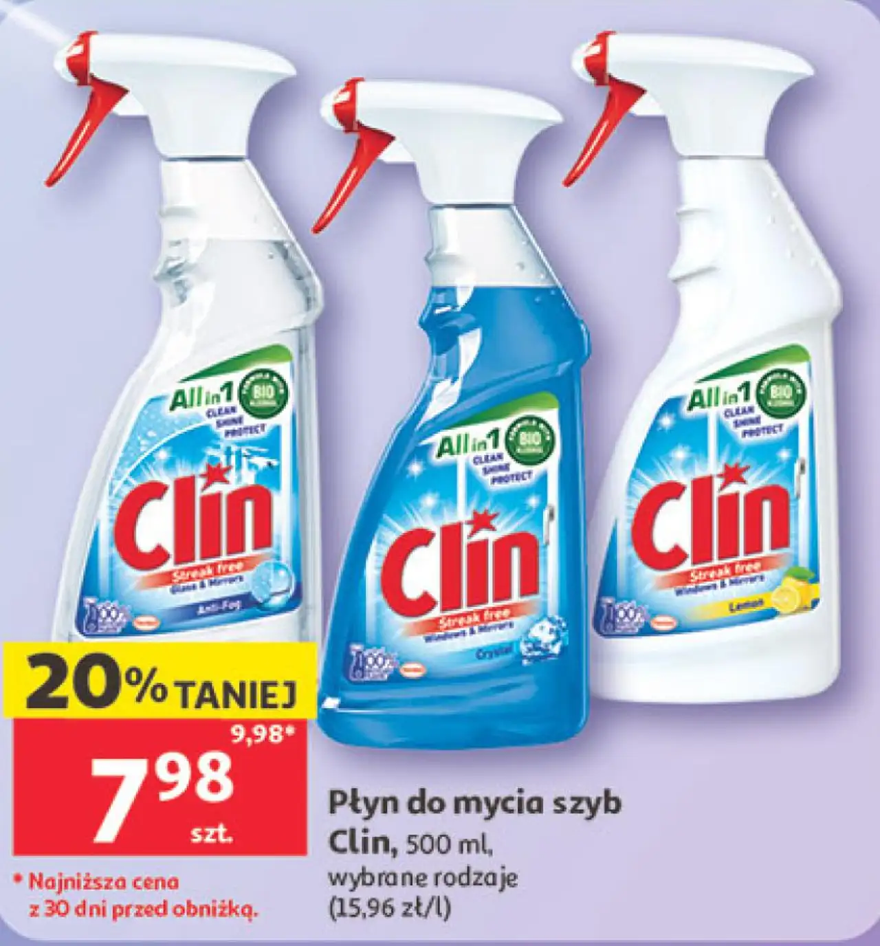 Clin Płyn do mycia szyb