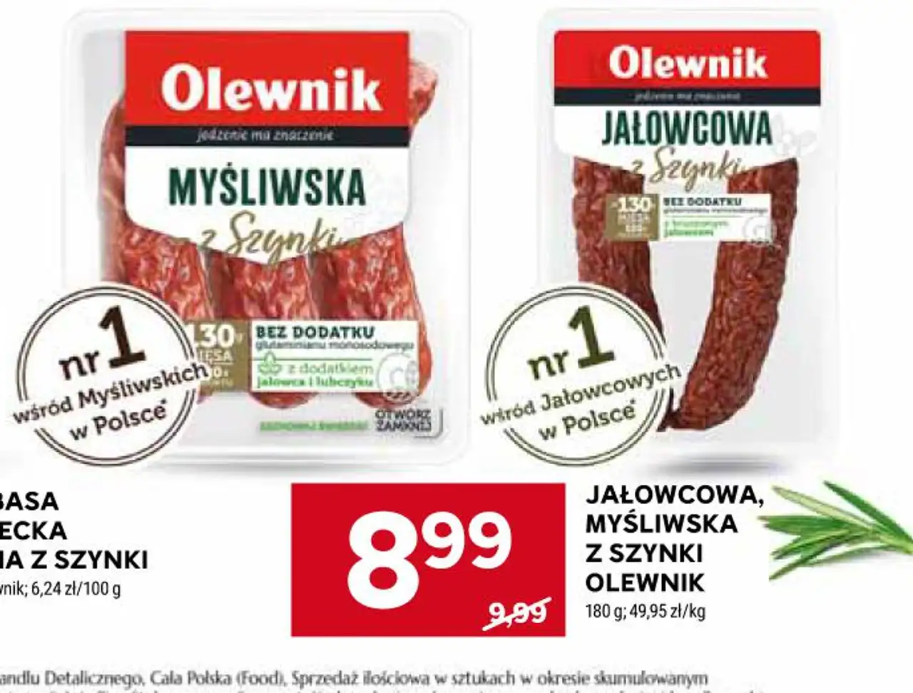 JAŁOWCOWA, MYŚLIWSKA Z SZYNKI OLEWNIK