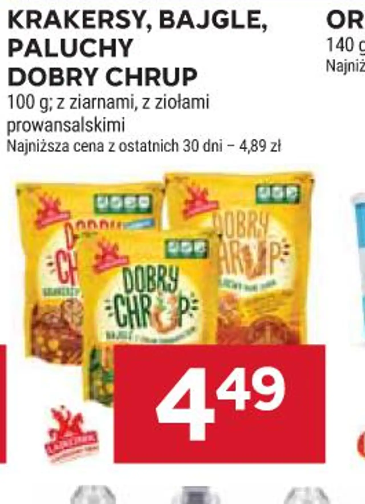 KRAKERSY, BAJGLE, PALUCHY DOBRY CHRUP