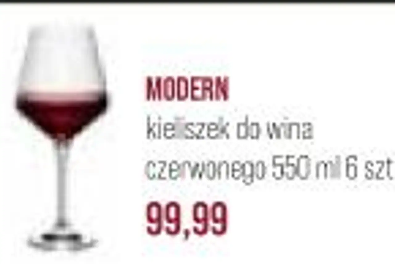 MODERN kieliszek do wina czerwonego 550 ml 6 szt.