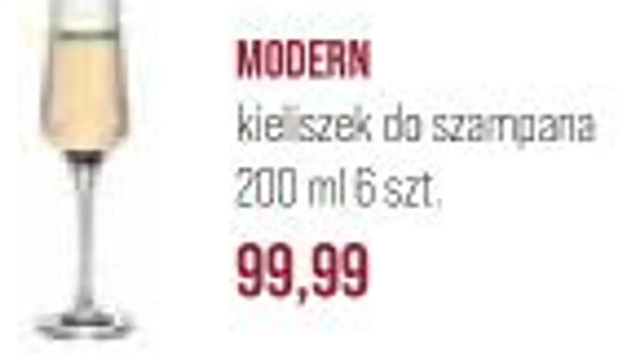 MODERN kieliszek do szampana 200 ml 6 szt.