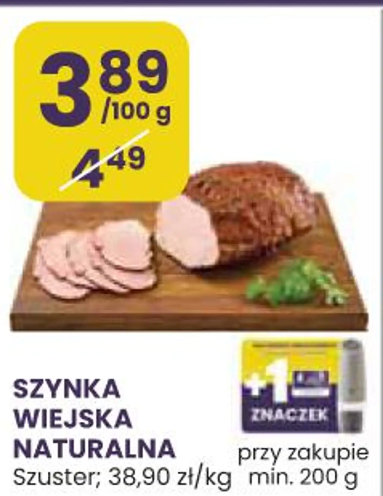 SZYNKA WIEJSKA NATURALNA Szuster