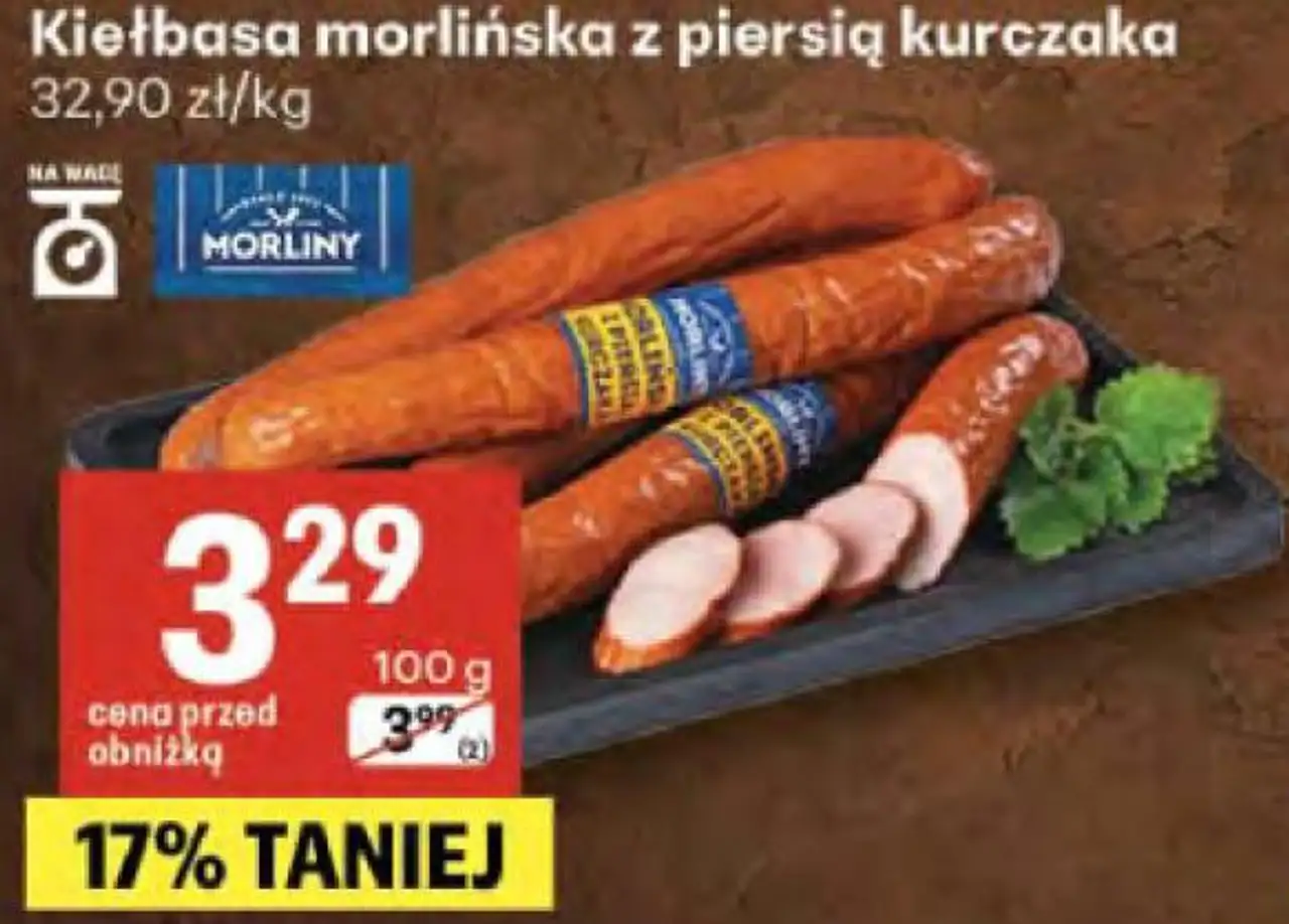 Kiełbasa morlińska z piersią kurczaka