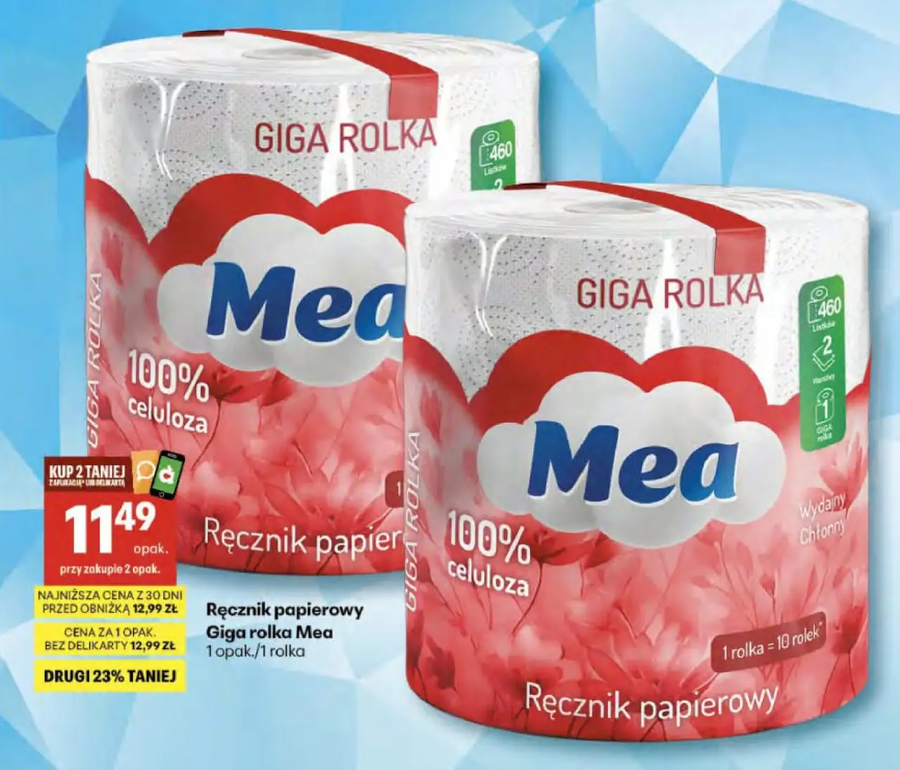 Ręcznik papierowy Giga rolka Mea