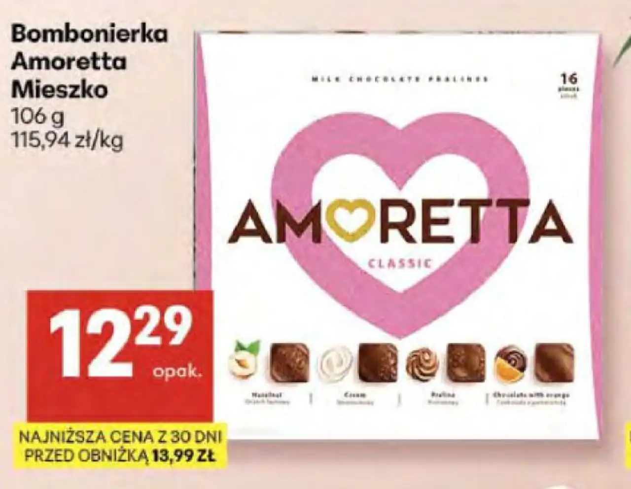 Bombonierka Amoretta Mieszko