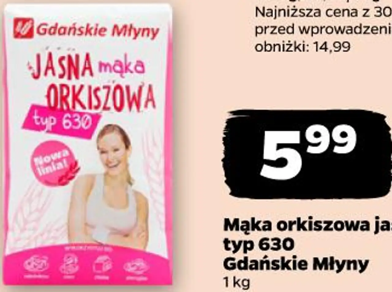 Mąka orkiszowa jasna typ 630 Gdańskie Młyny