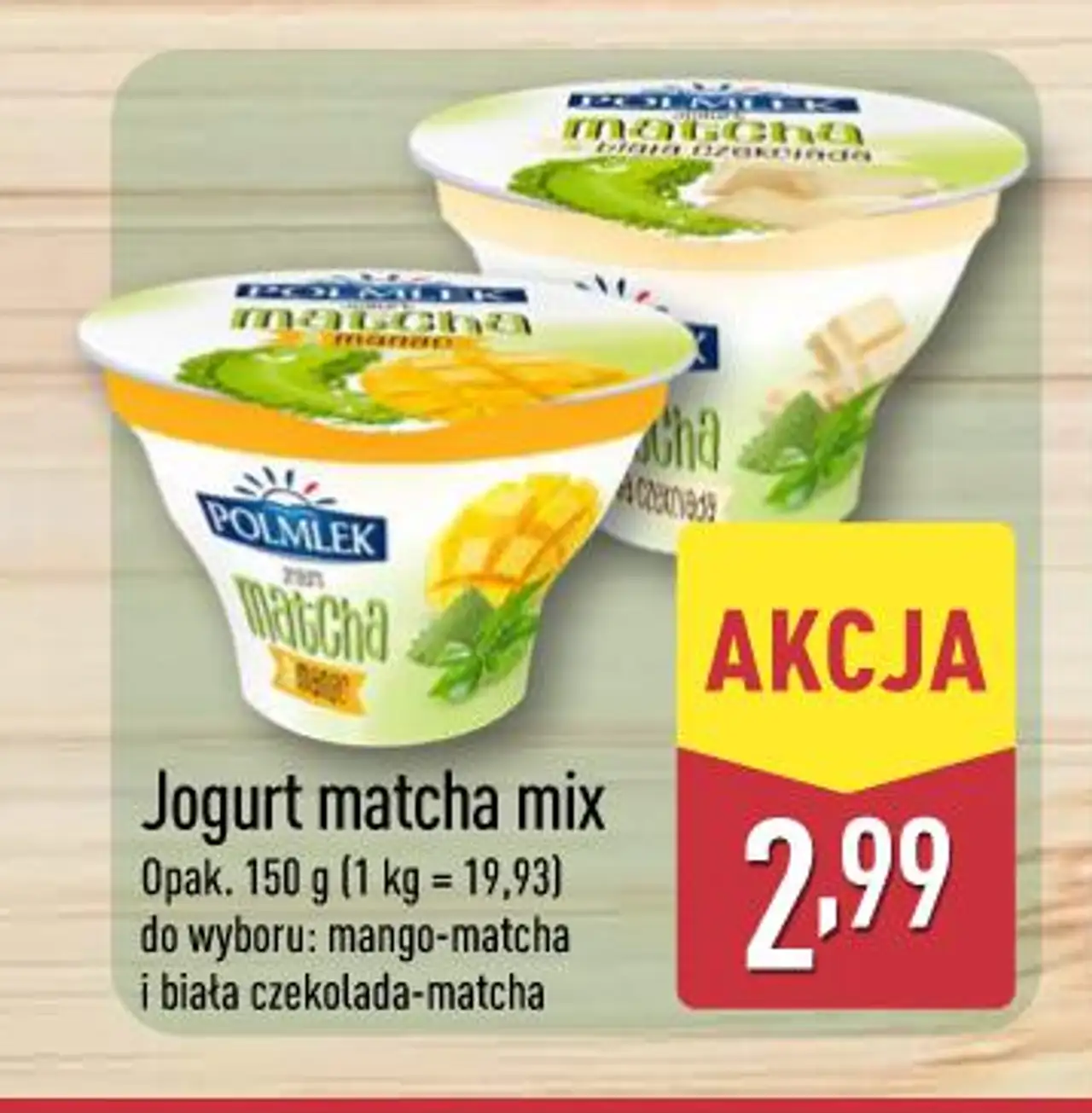 POLMLEK Jogurt matcha mix