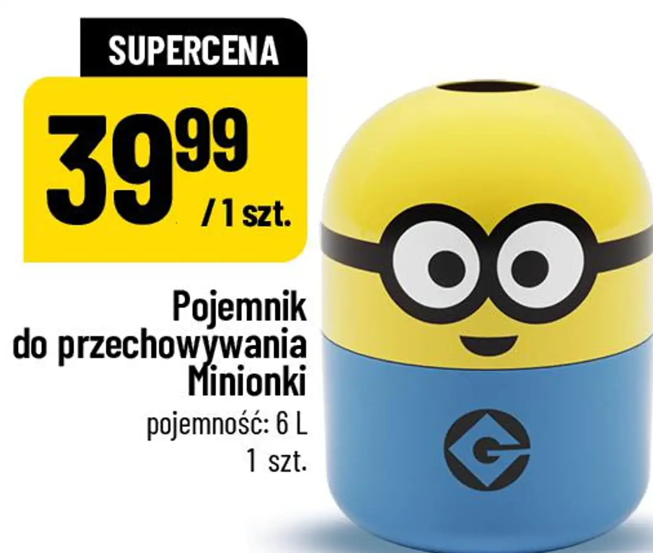 Pojemnik do przechowywania Minionki