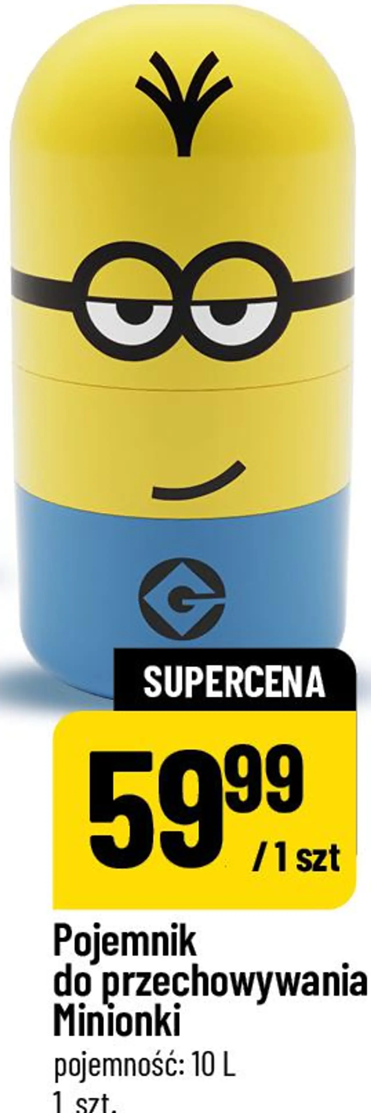 Pojemnik do przechowywania Minionki