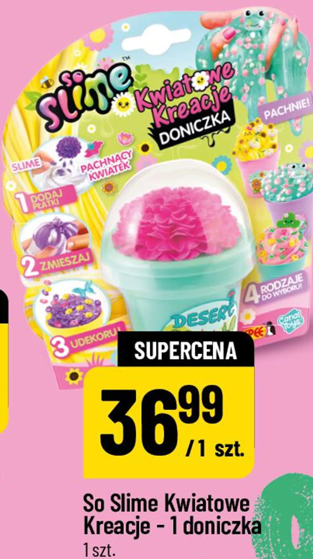 So Slime Kwiatowe Kreacje - 1 doniczka