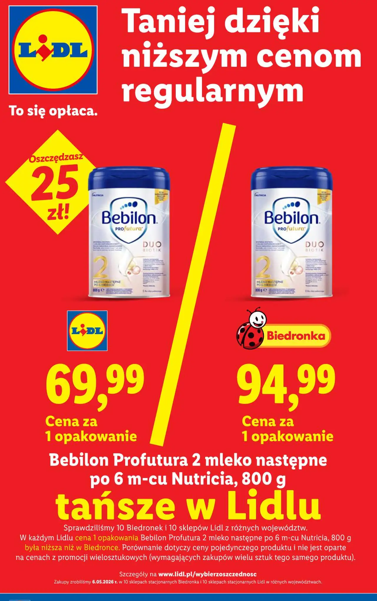 Bebilon Profutura 2 mleko następne po 6 m-cu Nutricia, 800 g