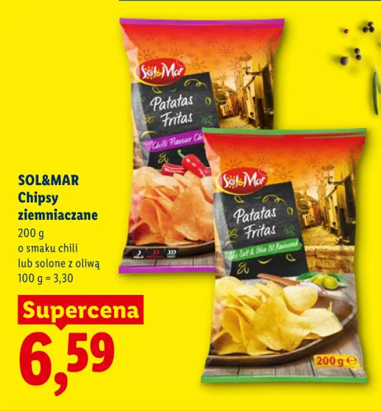 Chipsy ziemniaczane SOL&MAR