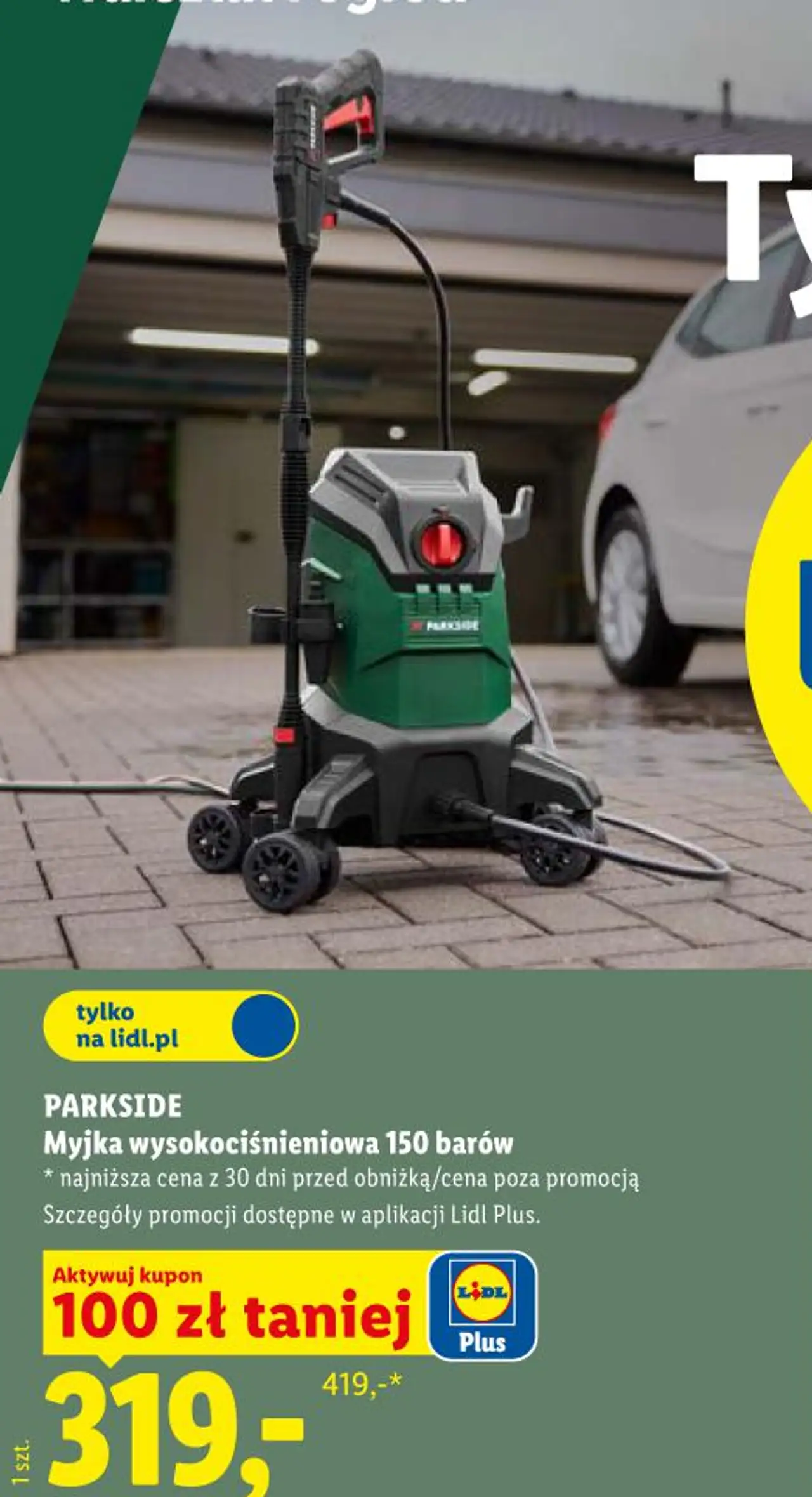 Myjka wysokociśnieniowa 150 barów PARKSIDE