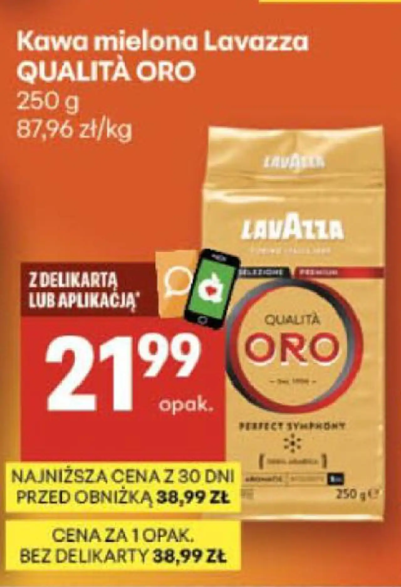 Kawa mielona Lavazza QUALITÀ ORO