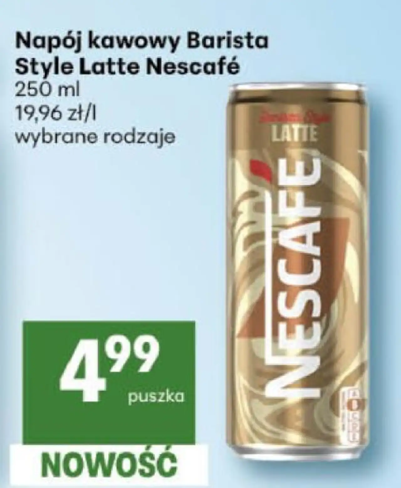 Napój kawowy Barista Style Latte Nescafé