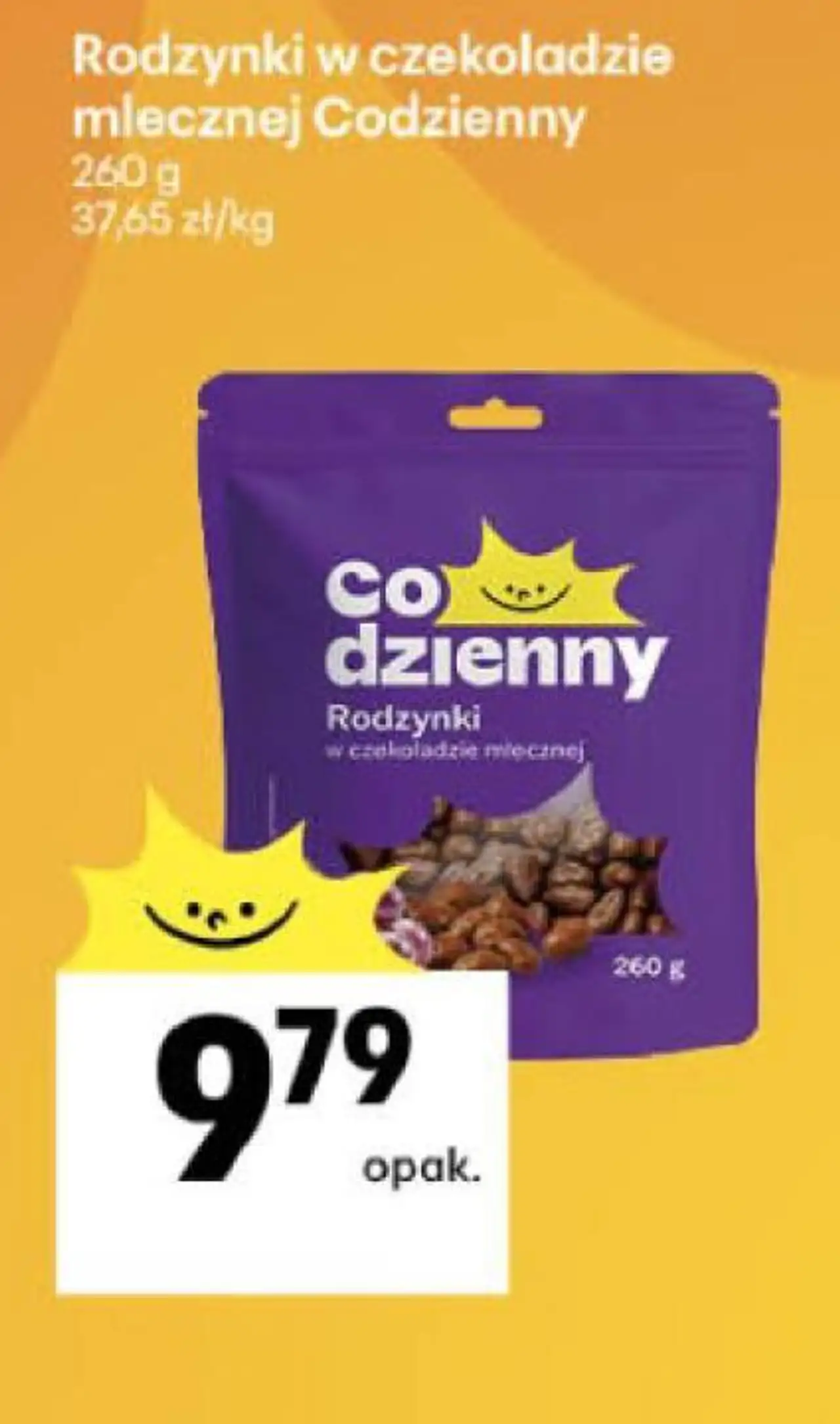 Rodzynki w czekoladzie mlecznej Codzienny