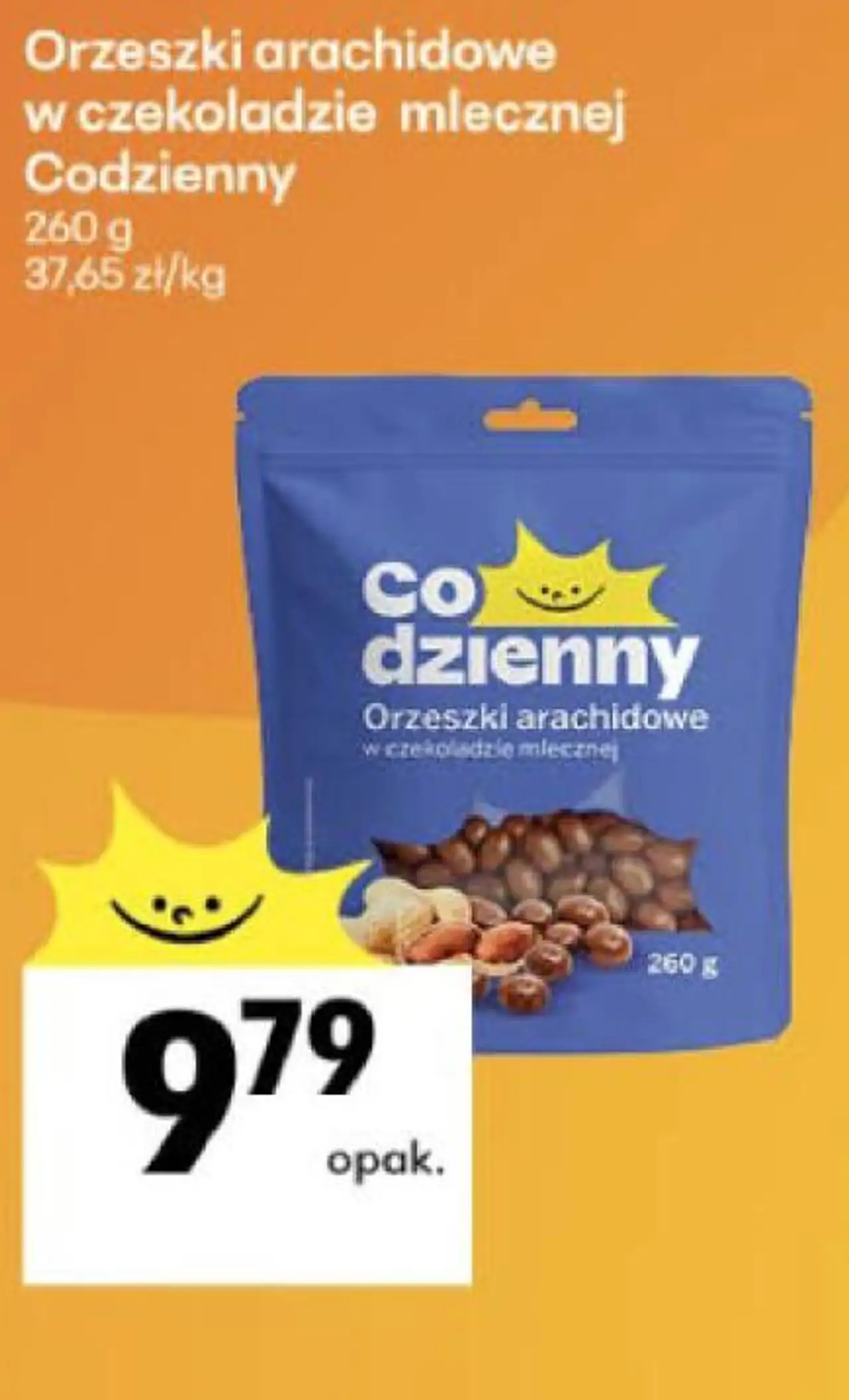 Orzeszki arachidowe w czekoladzie mlecznej Codzienny