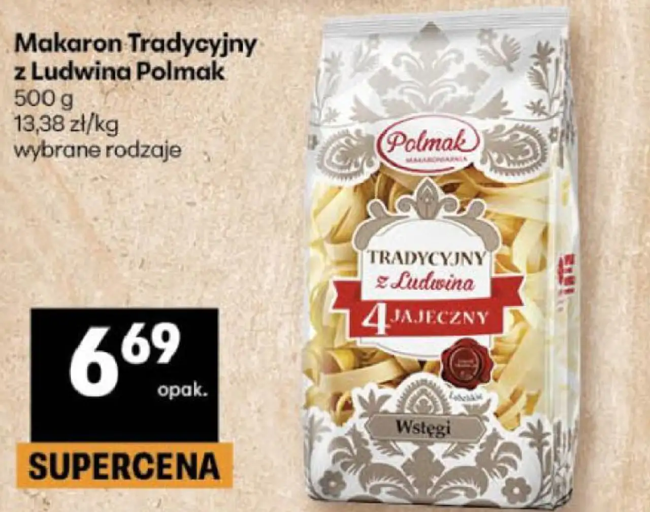 Makaron Tradycyjny z Ludwina Polmak