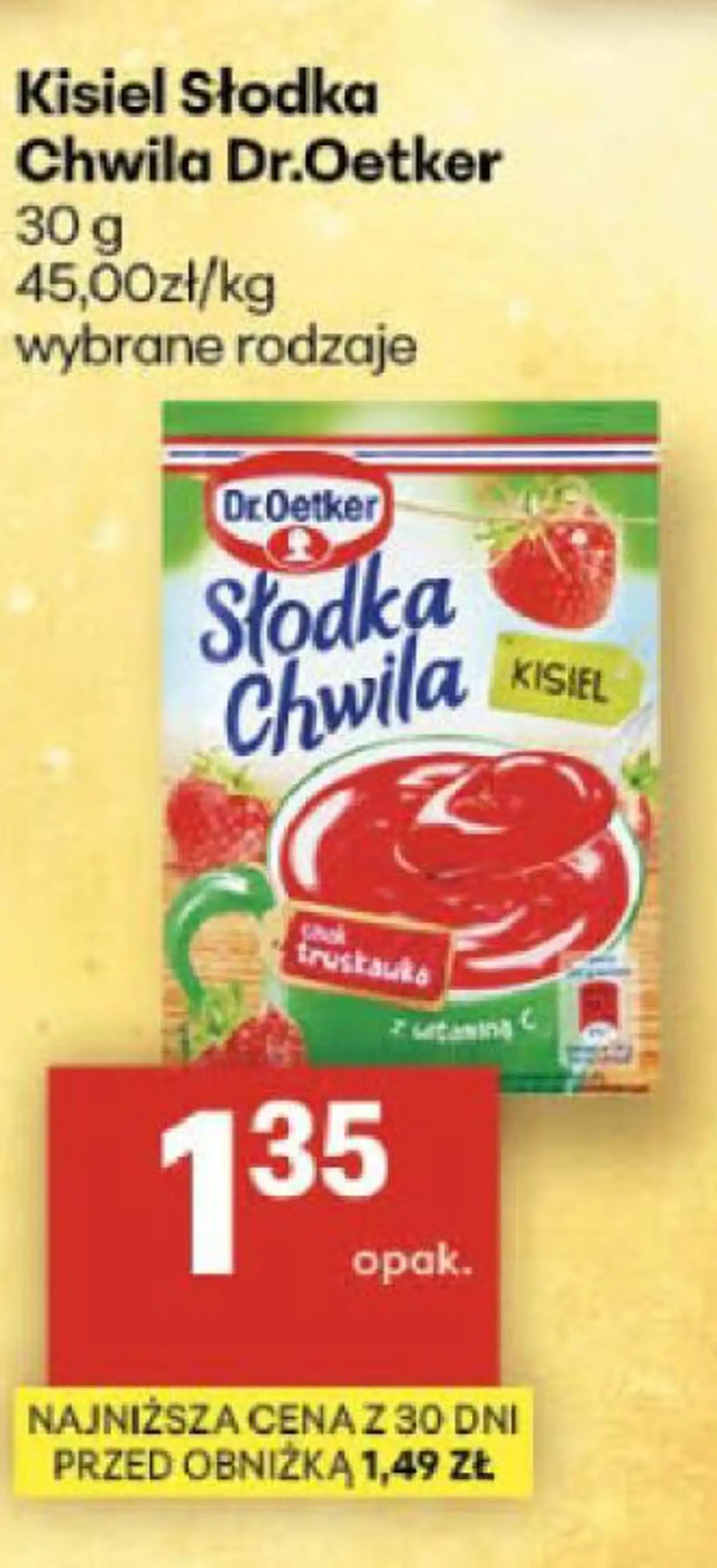 Kisiel Słodka Chwila Dr.Oetker