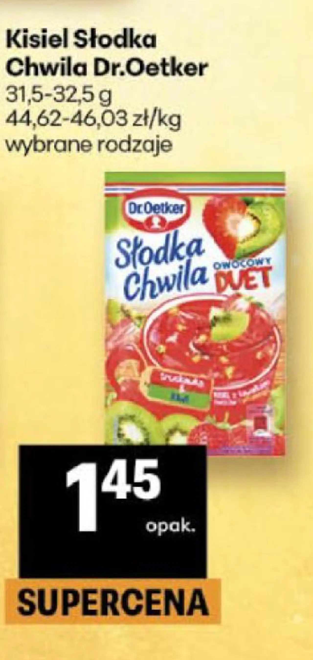 Kisiel Słodka Chwila Dr.Oetker