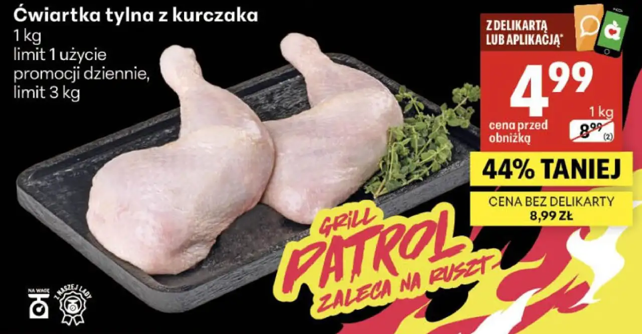 Ćwiartka tylna z kurczaka