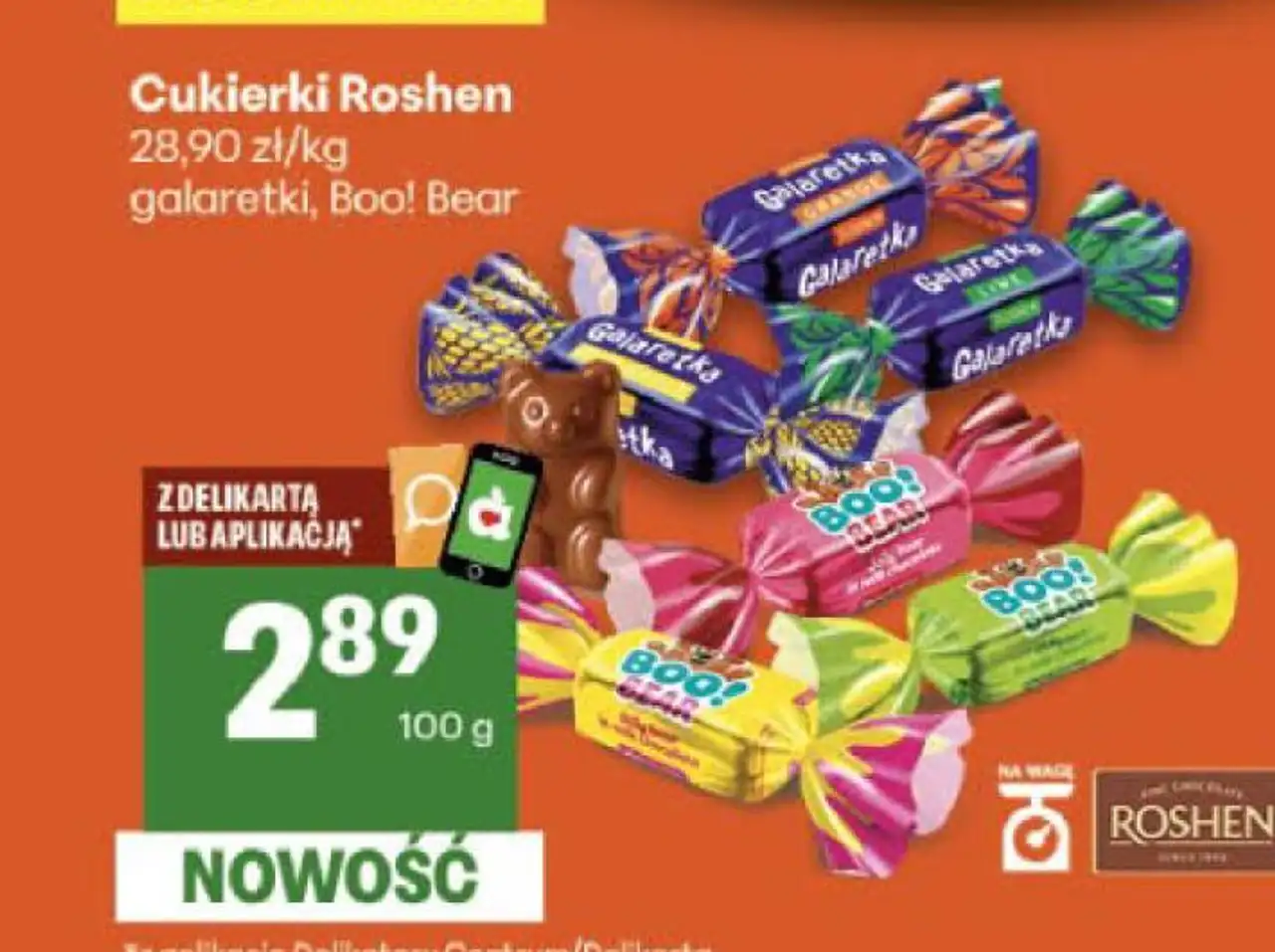Cukierki Roshen galaretki, Boo! Bear