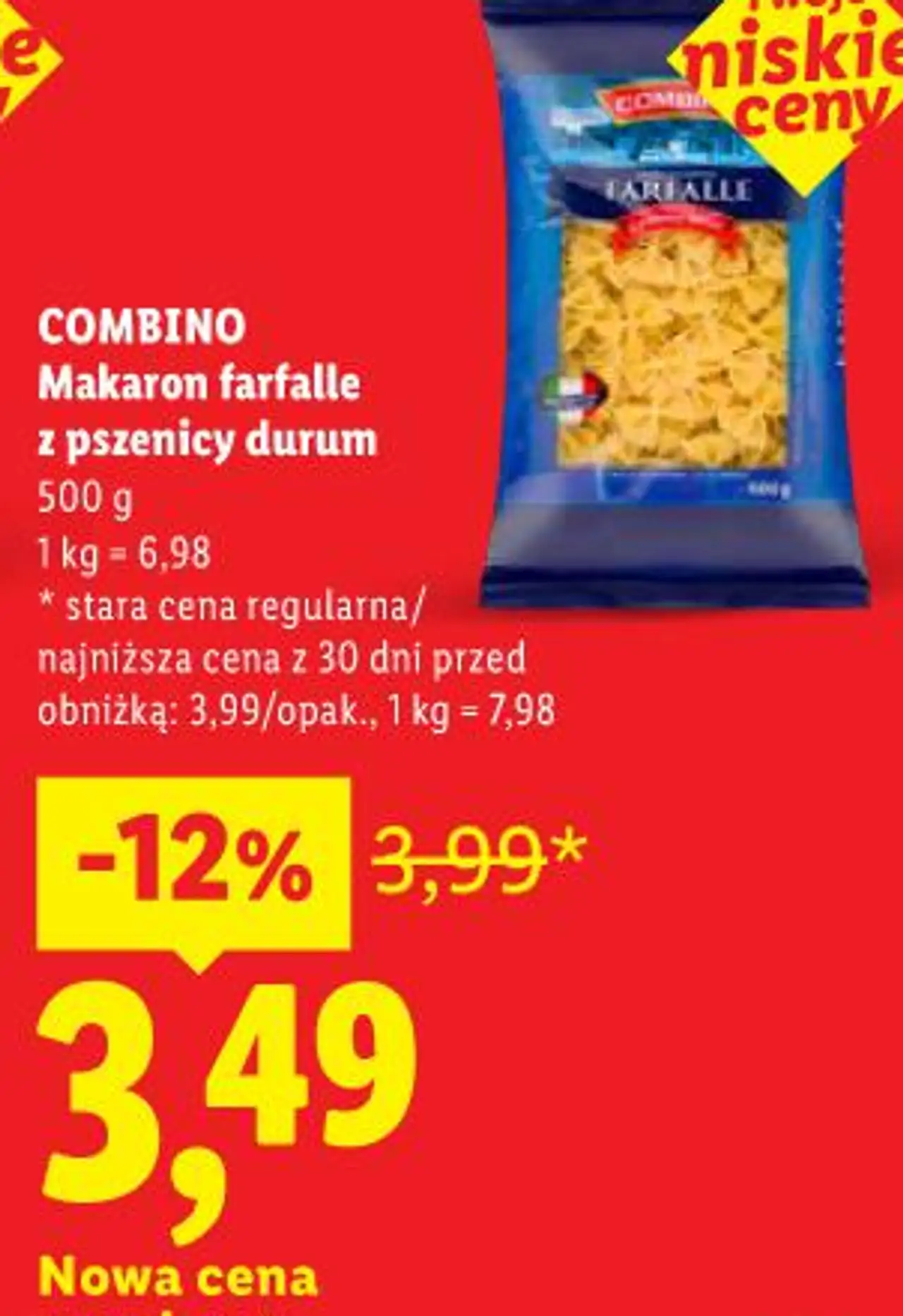 Makaron farfalle z pszenicy durum