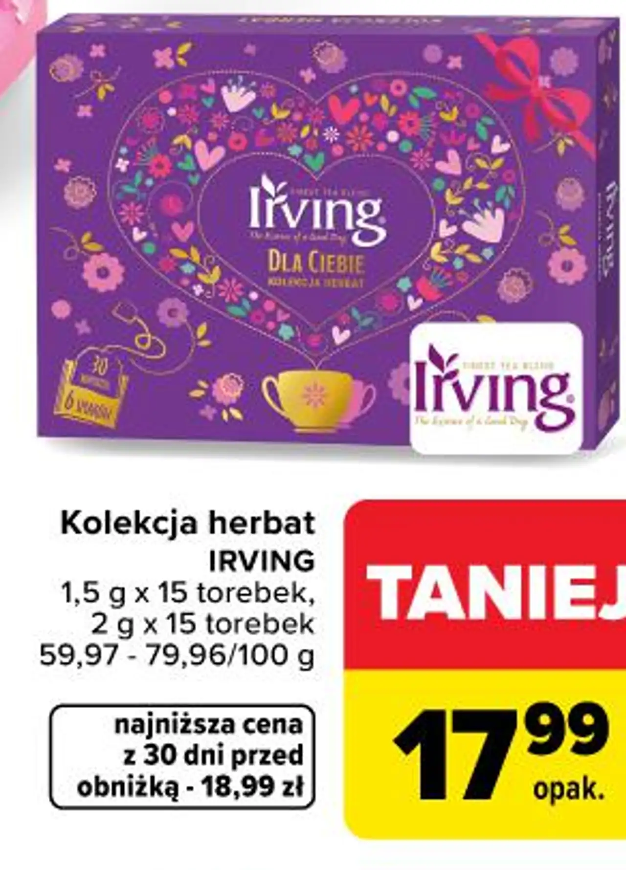 Kolekcja herbat IRVING