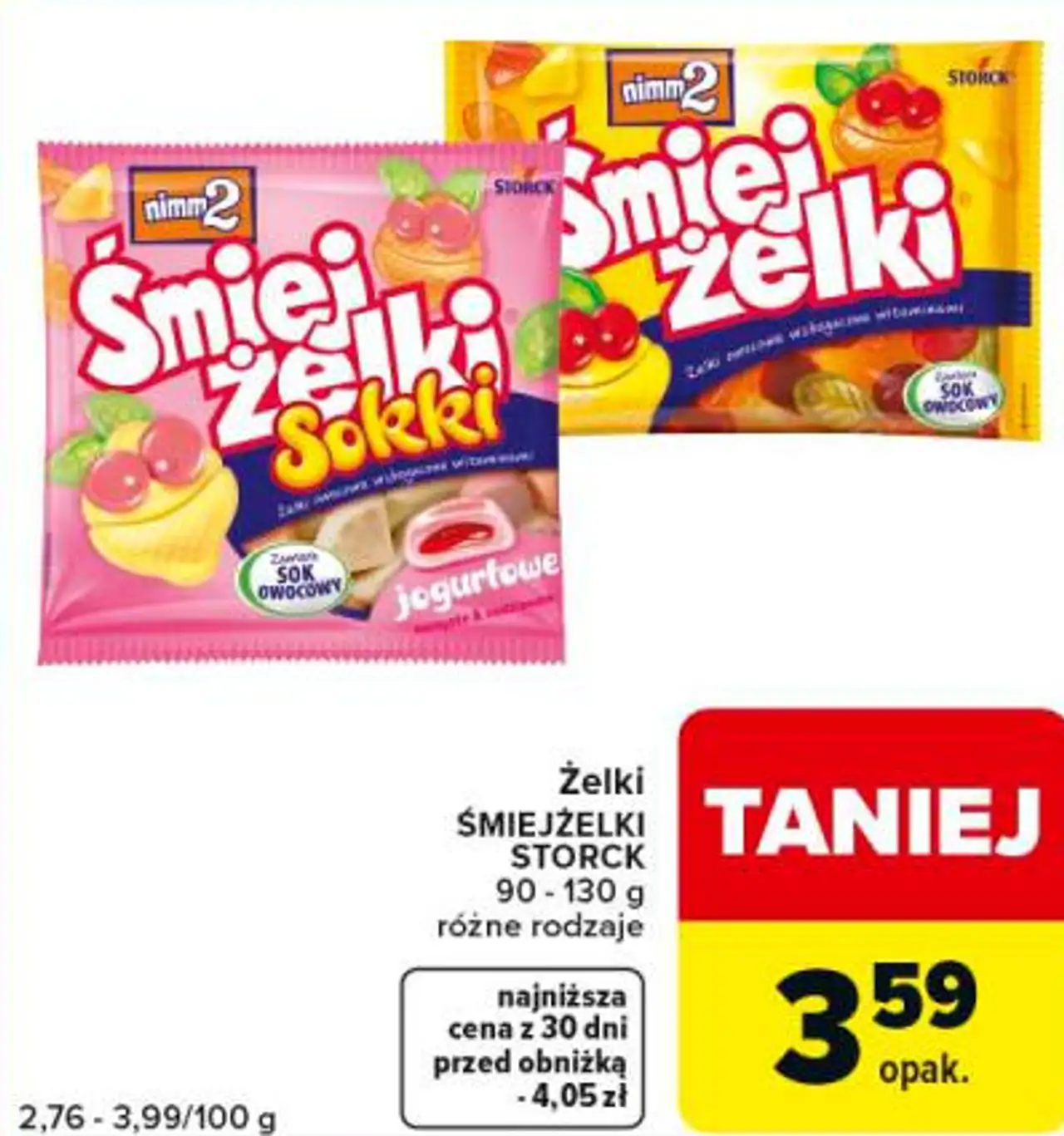 Żelki ŚMIEJŻELKI STORCK 90 - 130 g różne rodzaje