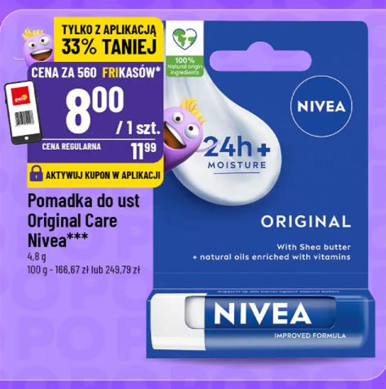 Pomadka do ust Original Care Nivea