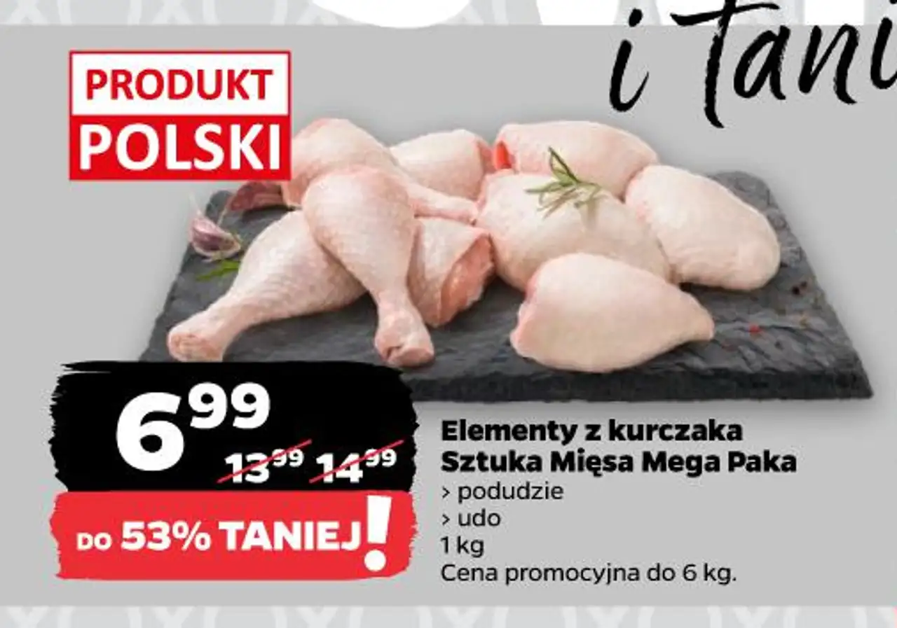 Elementy z kurczaka Sztuka Mięsa Mega Paka