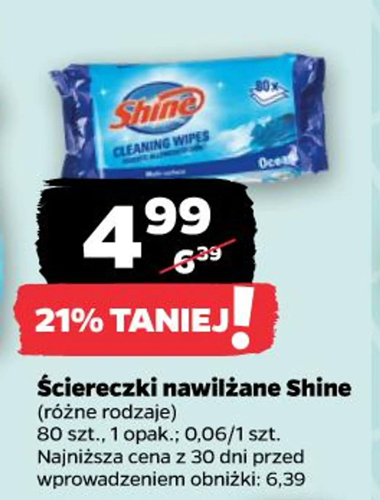 Ściereczki nawilżane Shine
