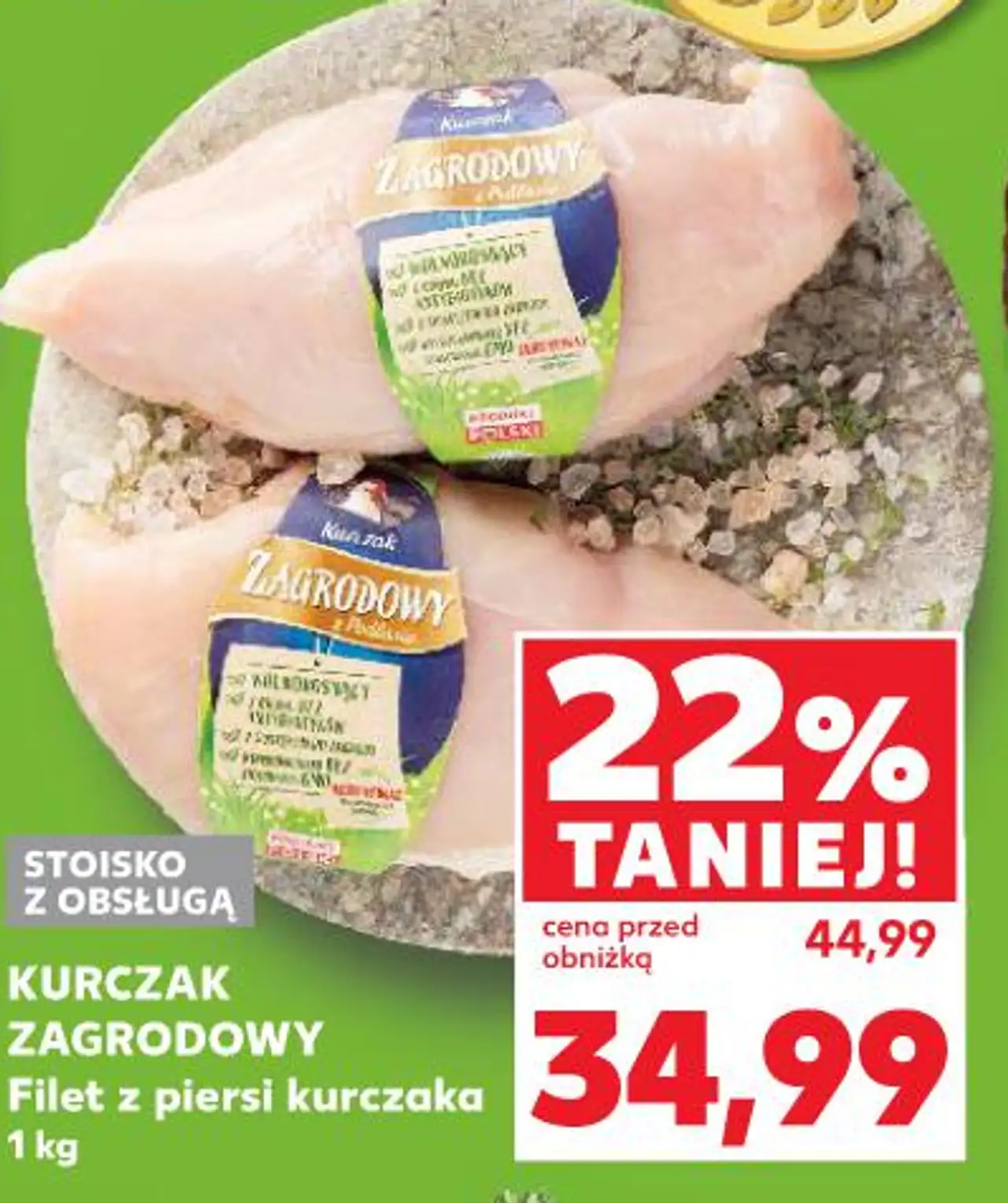 KURCZAK ZAGRODOWY Filet z piersi kurczaka