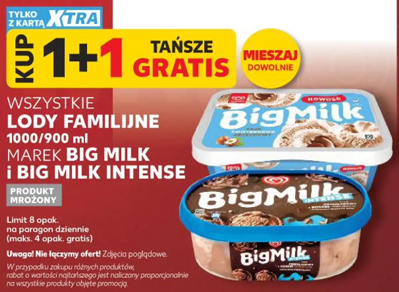 LODY FAMILIJNE MAREK BIG MILK i BIG MILK INTENSE 1000/900 ml
