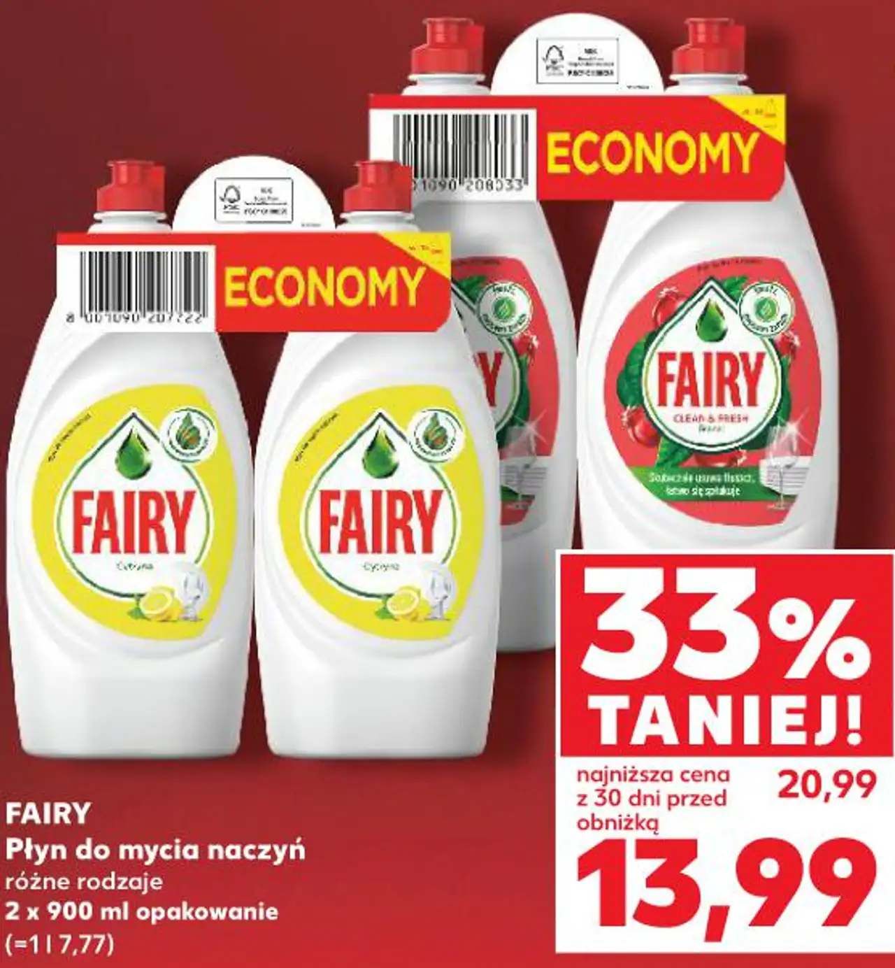 Fairy Płyn do mycia naczyń