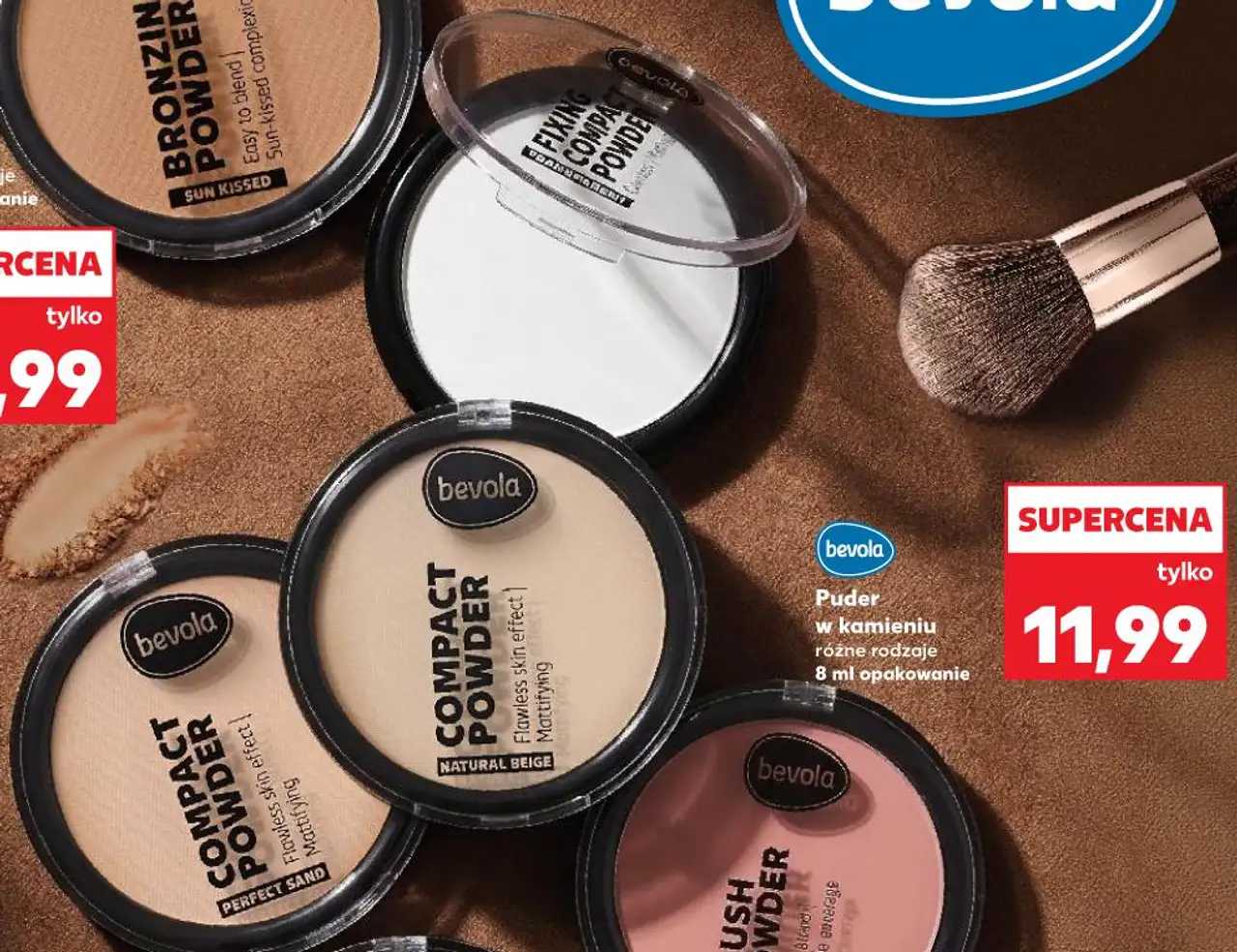 bevola Puder w kamieniu różne rodzaje 8 ml opakowanie