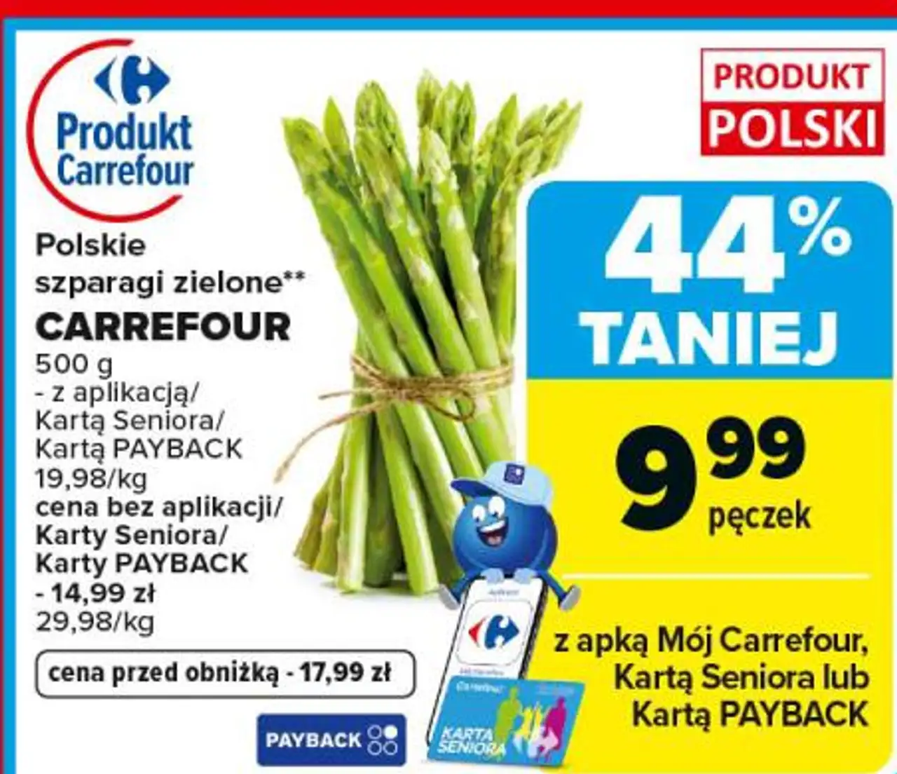 Polskie szparagi zielone** CARREFOUR