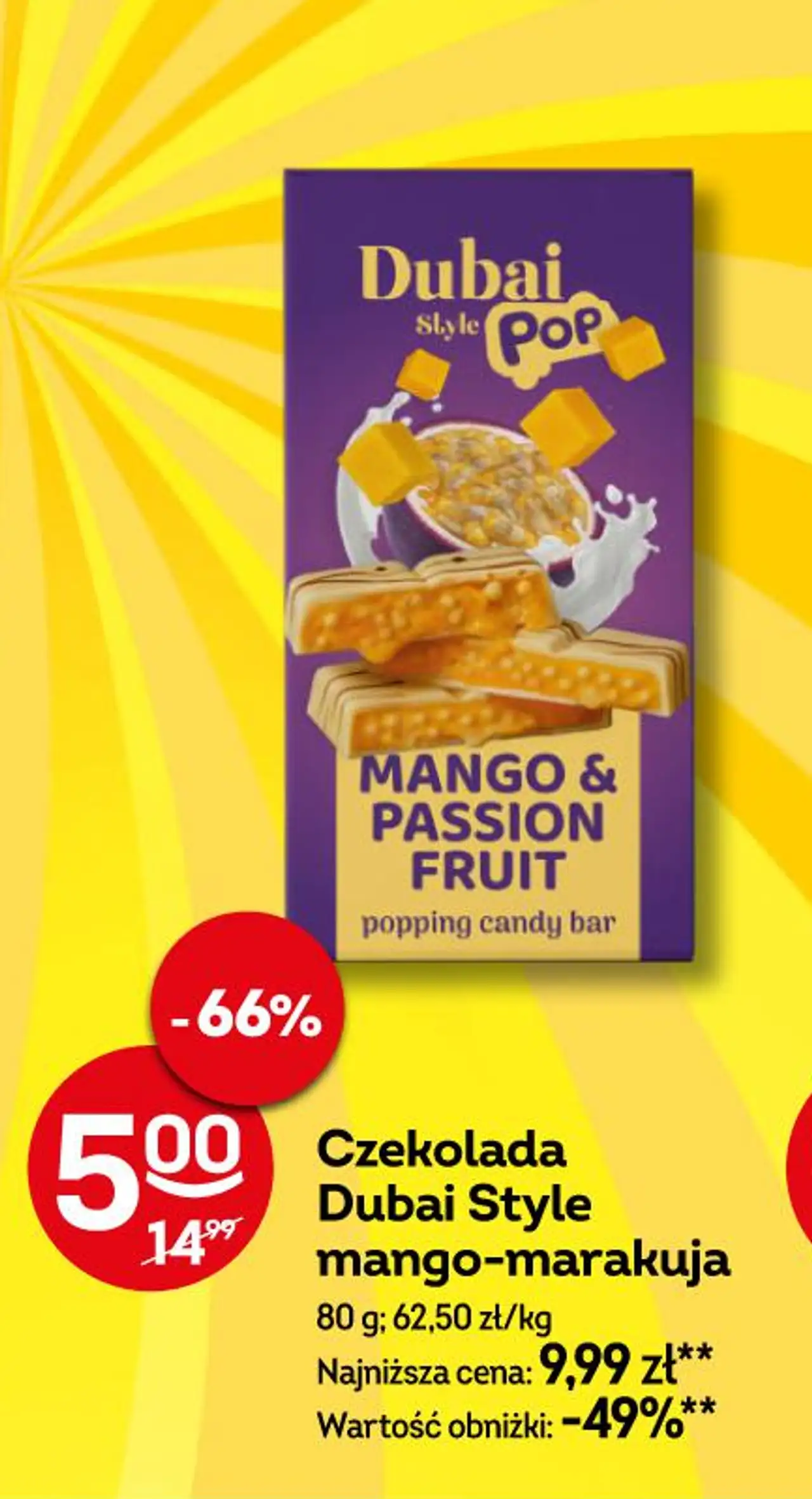 Czekolada Dubai Style mango-marakuja