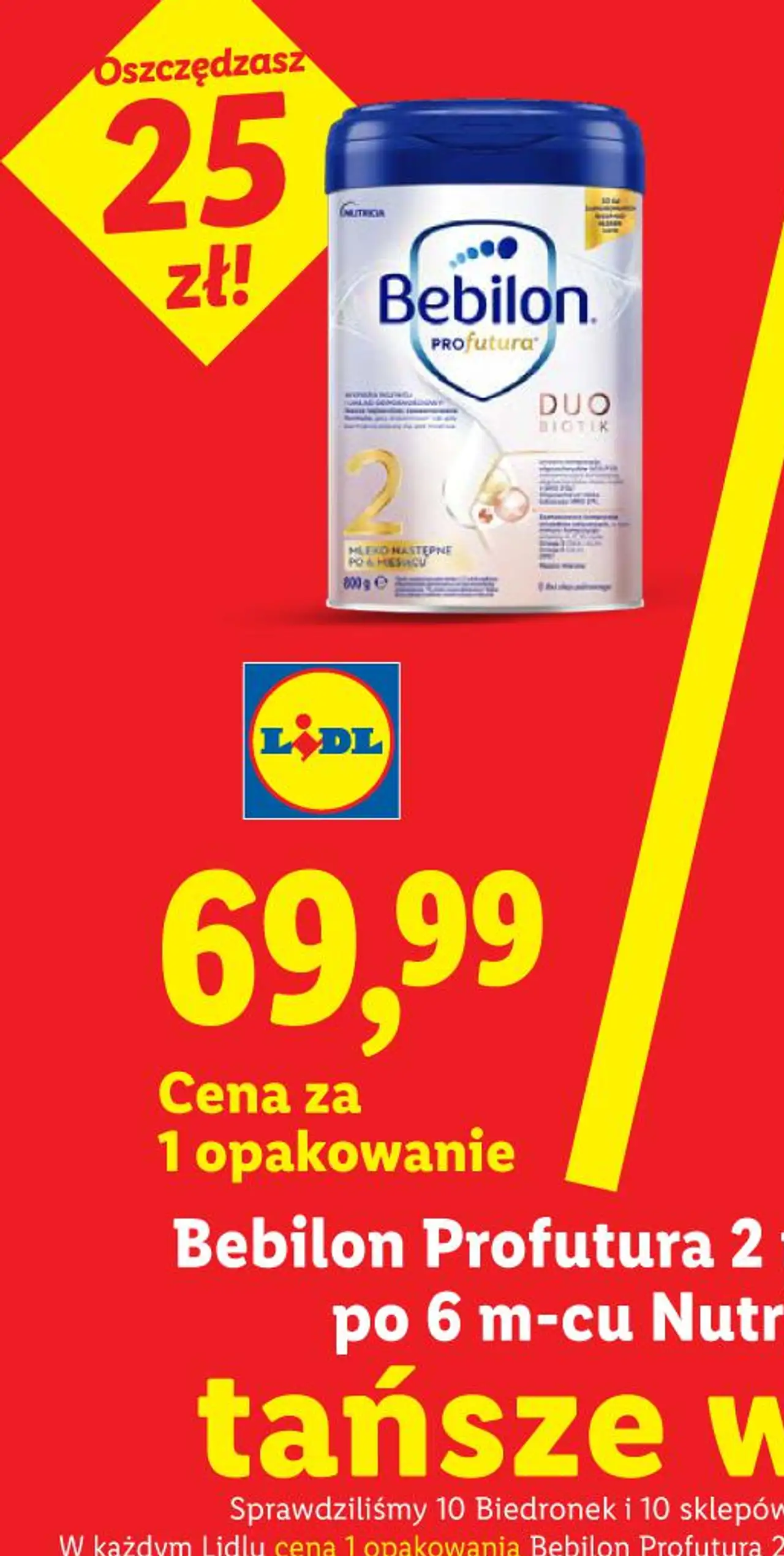 Bebilon Profutura 2 mleko następne po 6 m-cu Nutricia, 800 g