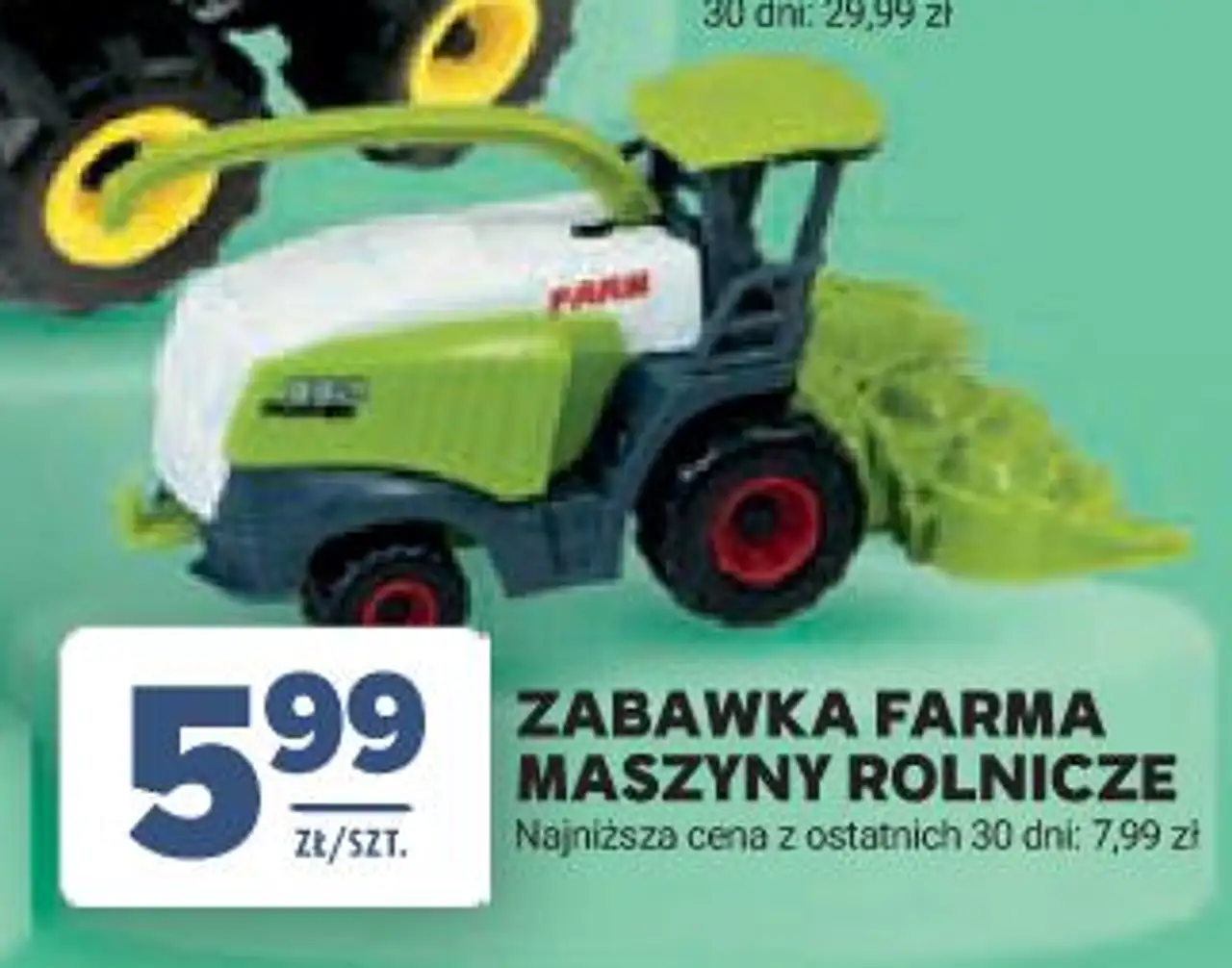 ZABAWKA FARMA MASZYNY ROLNICZE DROMADER